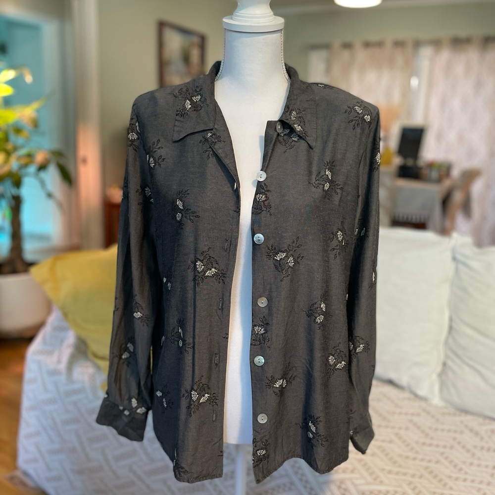 Vintage Superstition New York Button‑Down Shirt
